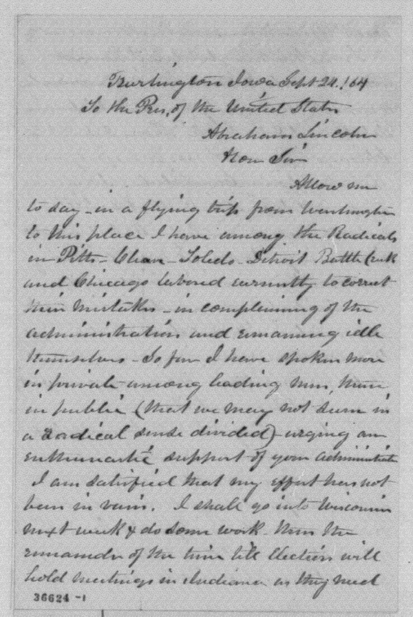 Image 1 of 7, Series 1. General Correspondence. 1833-1916.