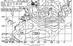 Latest 48 hour Atlantic wind & wave forecast