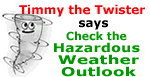 a look at the latest hazardous weather outlook
