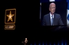 Retired Army Gen. Gordon R. Sullivan, president of AUSA,  addresses the audience at the opening ceremony of  AUSA's annual meeting in Washington D.C.,  Oct 6, 2008. 