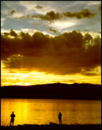 Big Lake at Sunset