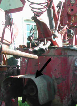 Figure 7. PTO Master shield in place after incident
