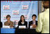 Mrs. Laura Bush listens to Dr. Libby O’Connell, Chief Historian of The History Channel, during a youth breakout session at the Preserve America Summit in New Orleans, La., Thursday, Oct. 19, 2006. White House photo by Shealah Craighead 