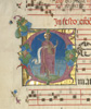 Image: Attributed to Cosmè Tura, Initial D: Saint John the Baptist, Ferrara, c. 1470-1480, cutting from a gradual, Cutting: 35 x 30 cm (13 3/4 x 11 13/16), The J. Paul Getty Museum, Los Angeles, Ms. 94, verso, 2005.27