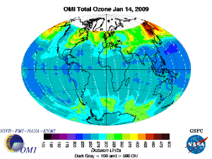 Current OMI Ozone Image