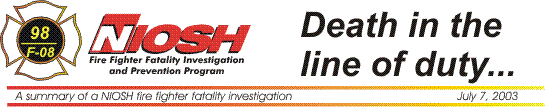 NIOSH Fire Fighter Fatality Investigation and Prevention Program