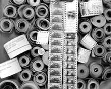 Paper print rolls and fragments deposited for copyright at the Library of Congress