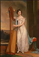 image of Lady with a Harp: Eliza Ridgely