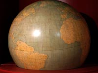 Fifty-inch military globe