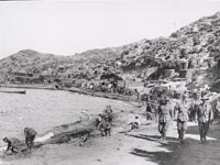 Photograph of ANZAC Beach, Gallipoli Peninsula.