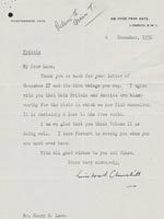 Winston Churchill to Henry R. Luce