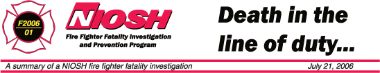 NIOSH Fire Fighter Fatality Investigation & Prevention Program