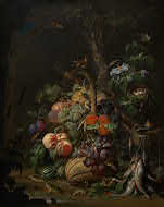 image of Still Life with Fruit, Fish, and a Nest