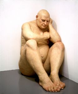 Ron Mueck's "Untitled (Big Man)," 2000, from the Hirshhorn's collection.