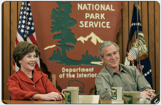 Accomplishments of President Bush's
Administration at the Department of the Interior.