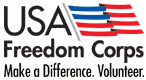 logo:  USA Freedom Corps