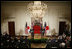 President George W. Bush and Japan’s Prime Minister Junichiro Koizumi are seen at their joint press availability Thursday, June 29, 2006, in the East Room of the White House.