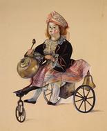 image of Doll on Velocipede