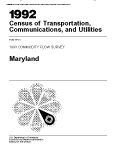 Commodity Flow Survey (CFS) 1993: Maryland