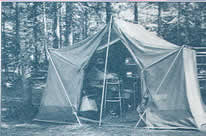 photo of tent at Hoover Campground