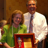 Dr. Eileen Lourie with Mr. Don Davis