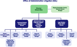 Office of Administrative Litigation Organization Chart