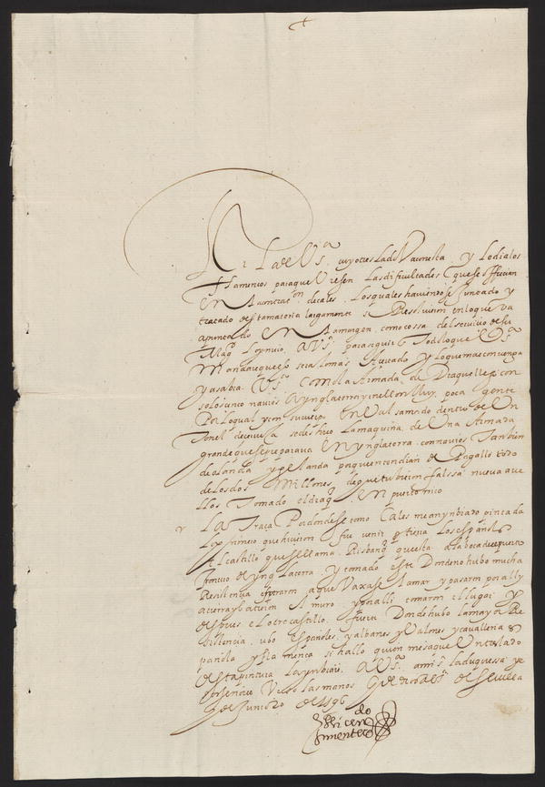 Image 1 of 4, Letter signed, in Spanish. To the Duke of Medina S