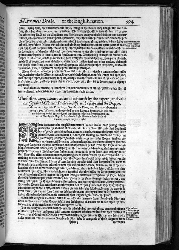 Image 612 of 869, The principall nauigations, voiages, and discoueri