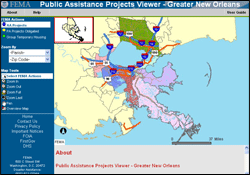 Screenshot of the Alternative Arrangements Project Mapping Viewer