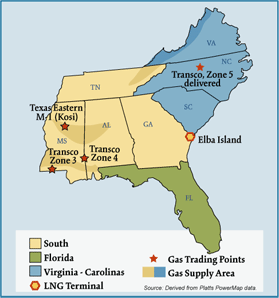 2007 Southeast Gas Regions