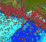 epicenters of the Middle America trench