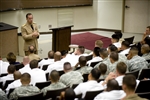 MULLEN MEETS RECRUITERS - Click for high resolution Photo