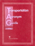 Transportation Acronym Guide 1996