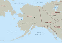LPV Procedure Locations for Alaska