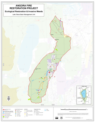 [Map]: Small map of Ecological Restoration and Invasive Weeds. Please select this map for a larger view.