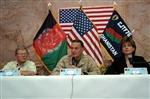 BAGRAM BRIEFING  - Click for high resolution Photo