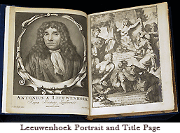 Title page from Ontdeckte onsigtbaarheeden by Antoni van Leeuwenhœk, 1685-1718