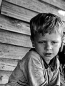 Charles Burroughs, son of Floyd Burroughs, cotton sharecropper, Hale County, Alabama