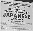 Poster Informing Persons of Japanese Ancestry about Executive Order 9066
