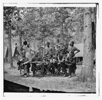 Camp of the 93d New York Infantry, Bealton, Va., August, 1863 -- Officer's Mess, Co. F