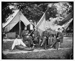Brevet-Brigadier General N.B. McLaughlin and Staff