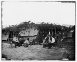 Headquarters of General O.B. Wilcox, in front of Petersburg, Va., August, 1864