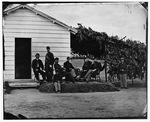 Officers, 3rd Mass. Artillery, Fort Stevens, Aug. 1865