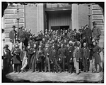 Group at Quarter-Master's General's Office, Wash., D.C., Apr., 1865