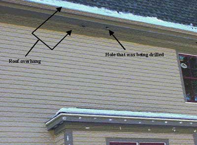 Figure 2 - Roof overhang