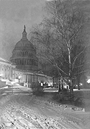 Snowy U.S. Capitol