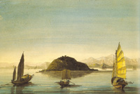 View of Gren Island, Macau, 1844