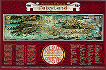 Ancient Mappe of Fairyland Poster