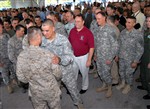 TROOPS SALUTE CHAIRMAN - Click for high resolution Photo