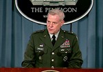 PENTAGON PRESS BRIEFING - Click for high resolution Photo